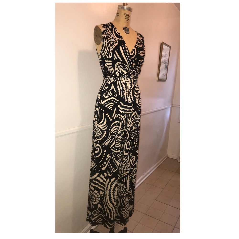 Spense dress with tribal print.